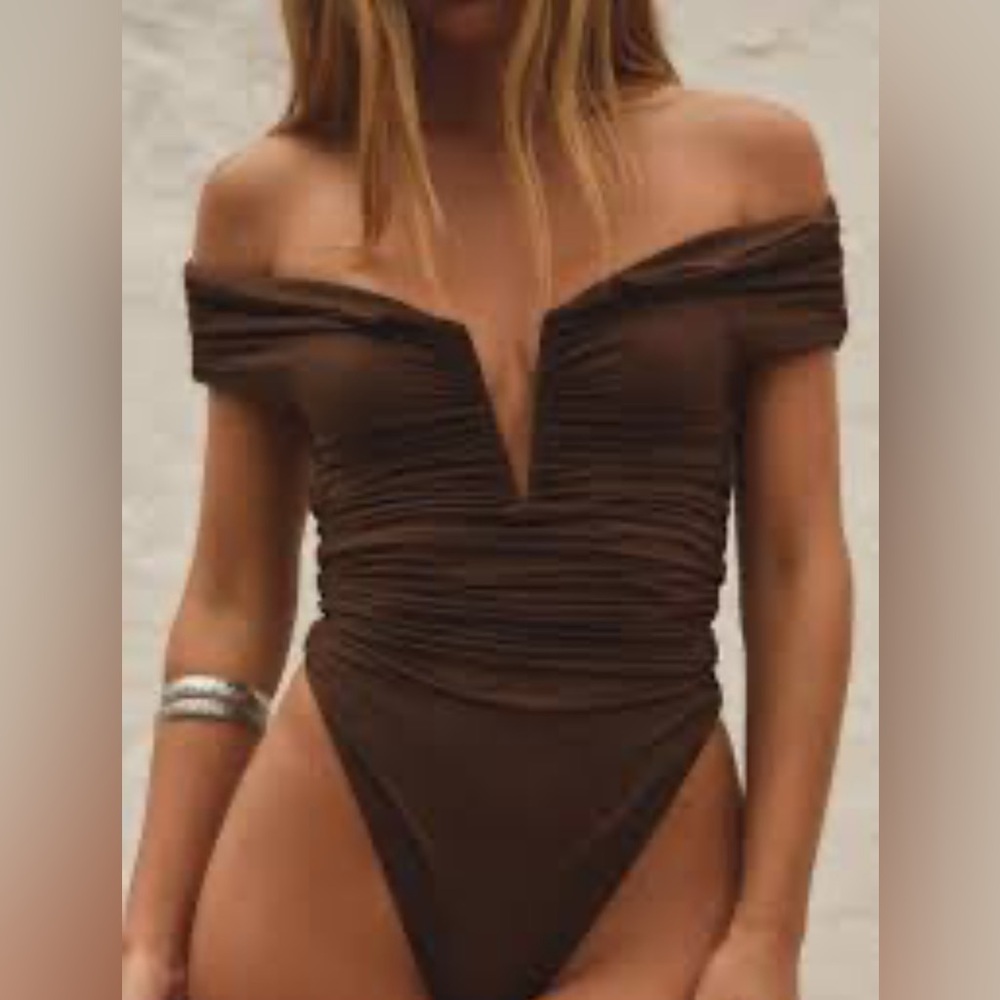 Brown Bodysuit